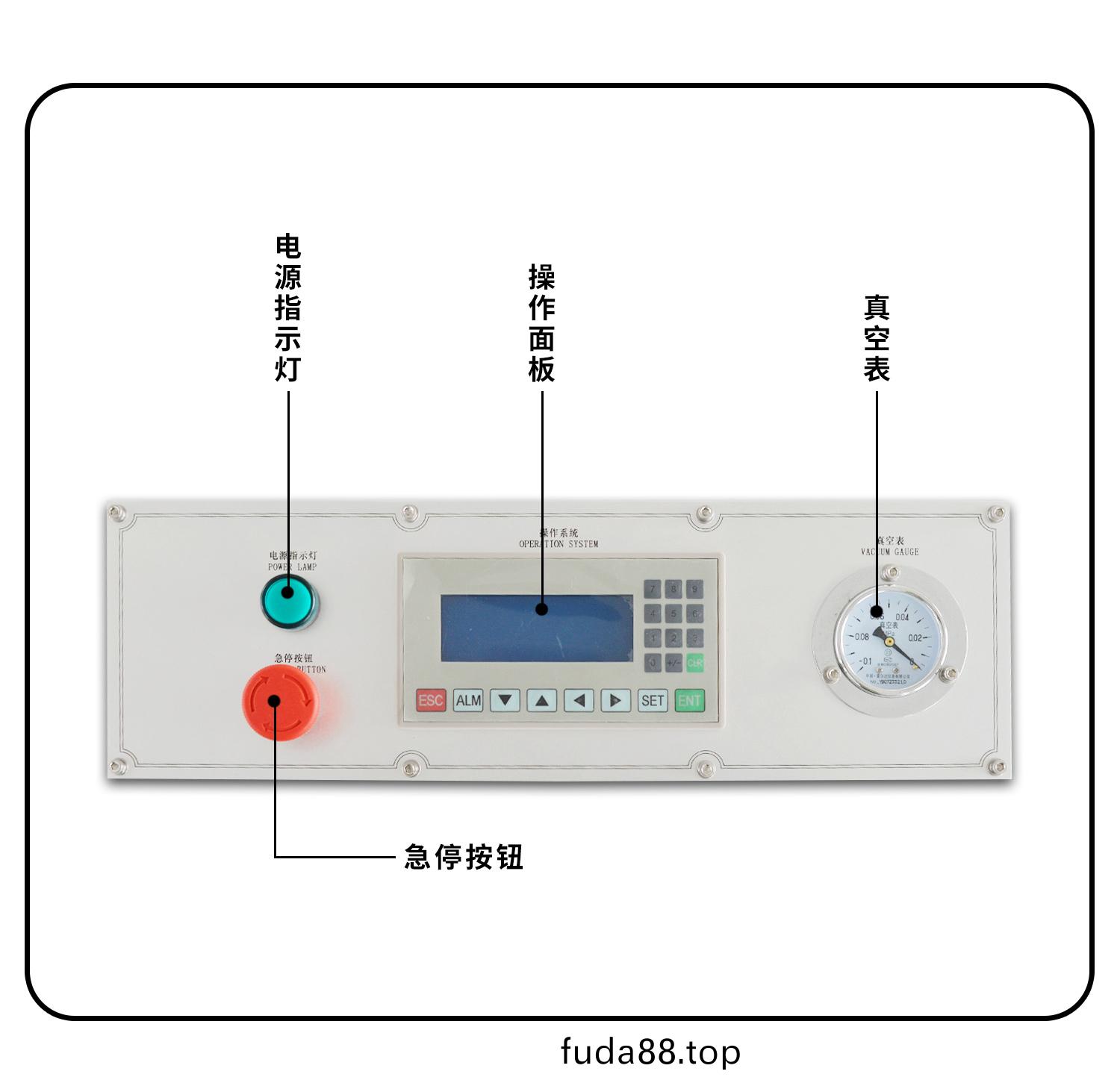 外(wai)抽(chou)真空包裝(zhuang)機(ji)細(xi)節圖